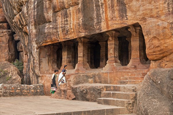 Entrance to the cave temples