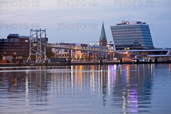 Cityscape with Kiel Fjord