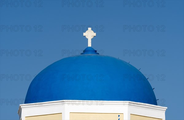 Blue dome of the church of St. George