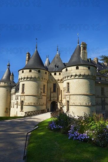 15th century castle Chateau de Chaumont