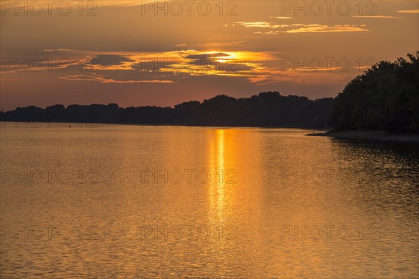 Sunset over the Danube