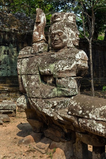 Asura statue at victory gate