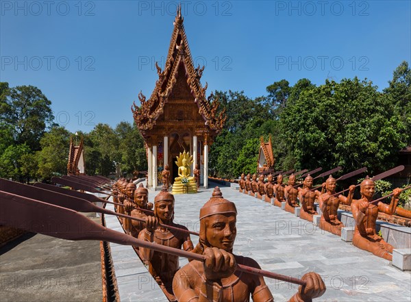 Wat Sa Suk Prasan temple ship in Wat Ban Na Muang