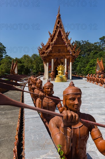 Wat Sa Suk Prasan temple ship in Wat Ban Na Muang