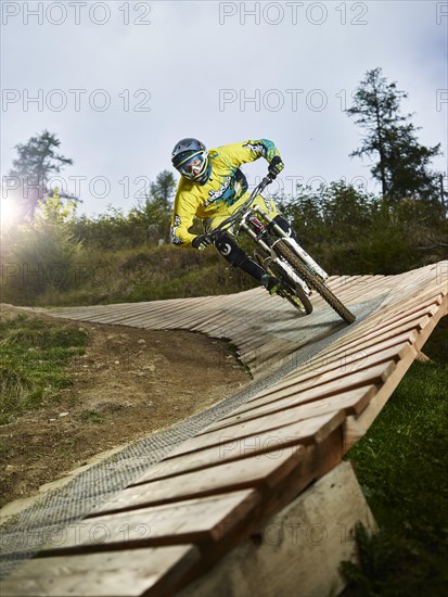 Mountain biker