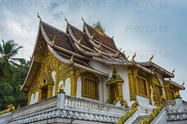 Buddhist temple Haw Pha Bang at the Royal Palace