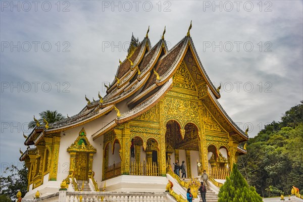 Buddhist temple Haw Pha Bang at the Royal Palace