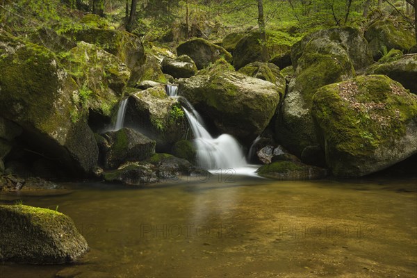 Waterfall in the Stillensteinklamm gorge