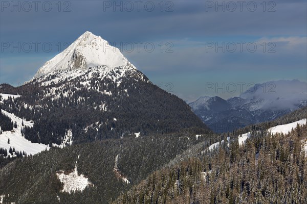 Lugauer mountain with Lugauerplan slope