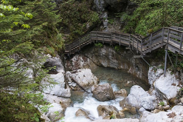Boardwalk in the Seisenbergklamm