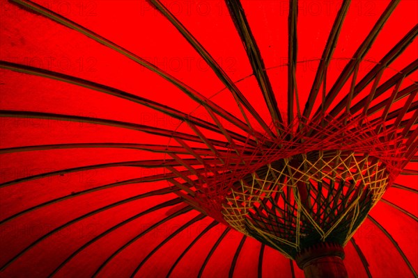 Red parasol