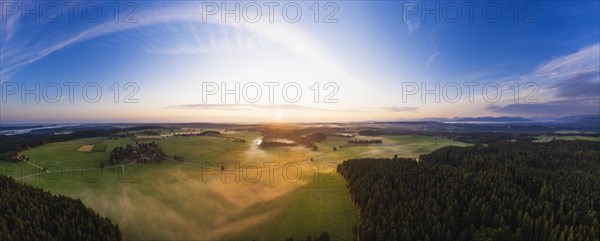 Sunrise at Dietramszell
