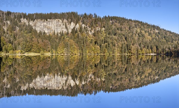 Lake Feldsee and Feldberg mountain