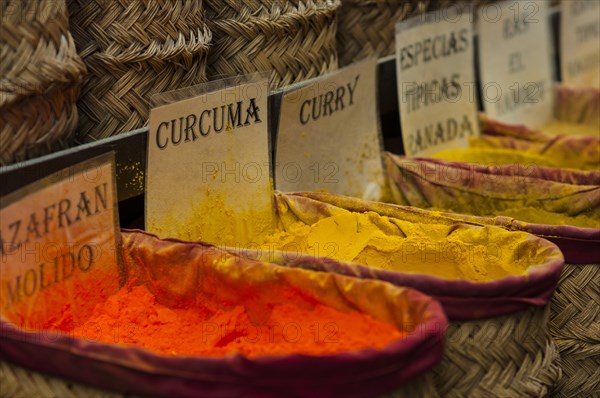 Spices on the market