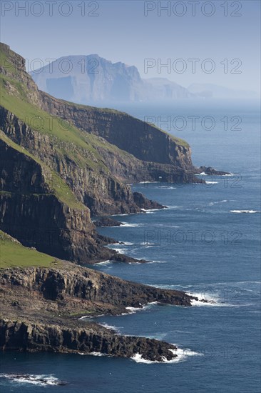 Rocky coast of Mykines