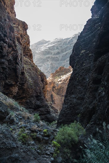 Cliff in the Masca Gorge
