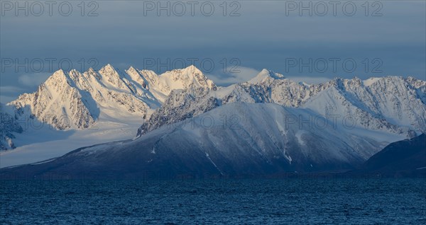Mountains and glaciers