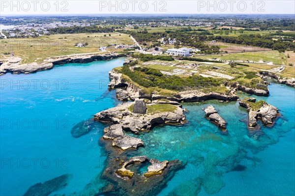 Tower and bay of Roca Vecchia