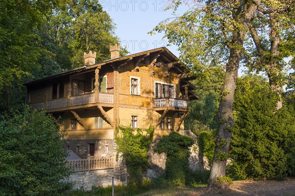 Historic Swiss house from the 19th century