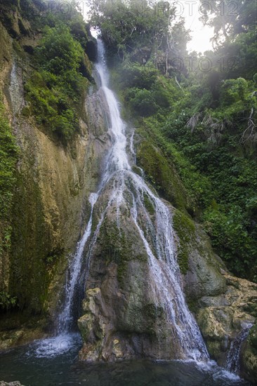 Waterfall Mele Cascades in jungle