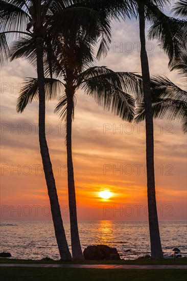 Sunset on the beach