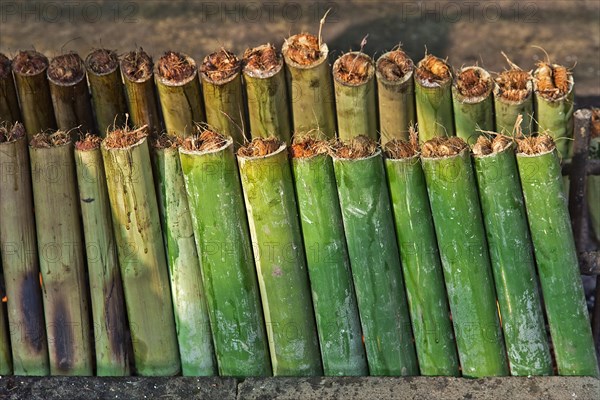 Traditional preparation of 'sticky rice'