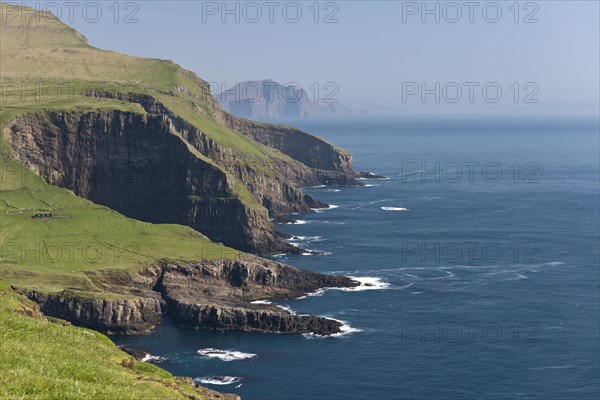 Rocky coast of Mykines