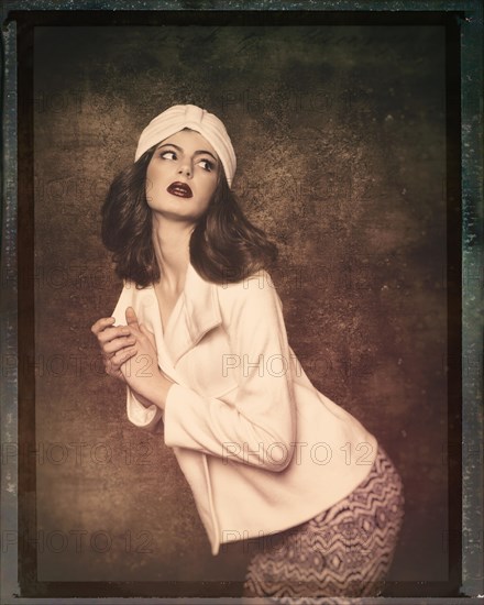 Young woman with hat