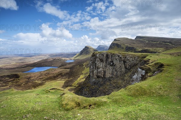 Rocky landscape of Quiraing