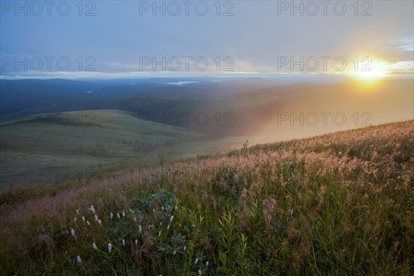 Sunrise at the Taylor Highway