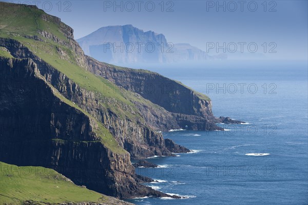 Rocky coast of Mykines