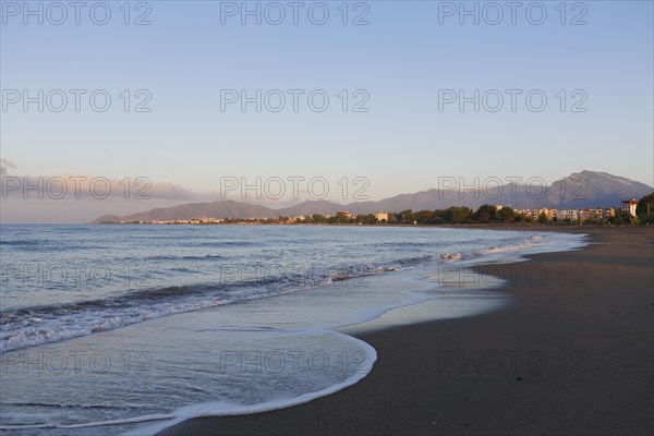 Early morning on the beach with Iskele district