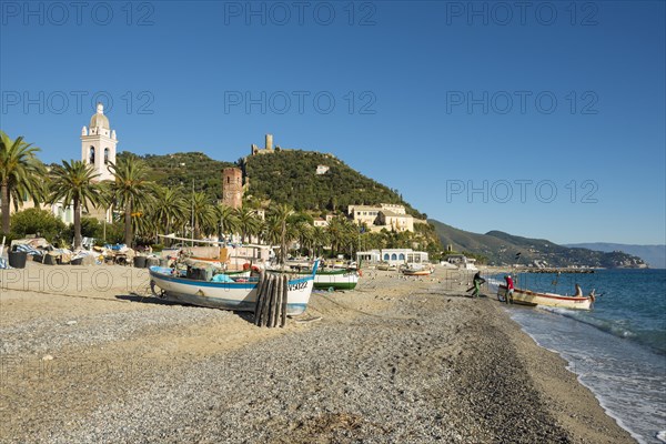Fishing boats on the beach of Noli
