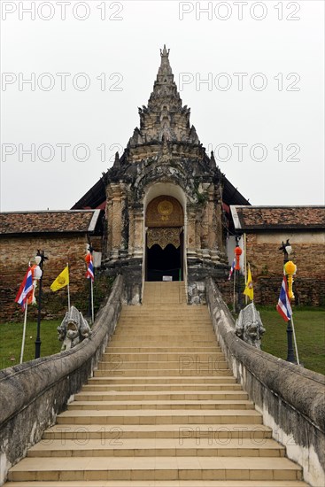 Stairs to the entrance portal