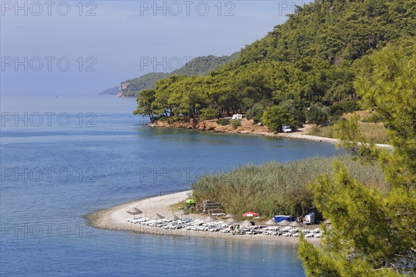 Cinar plaji beach in Akyaka