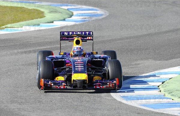 Daniel Ricciardo in the Red Bull RB10