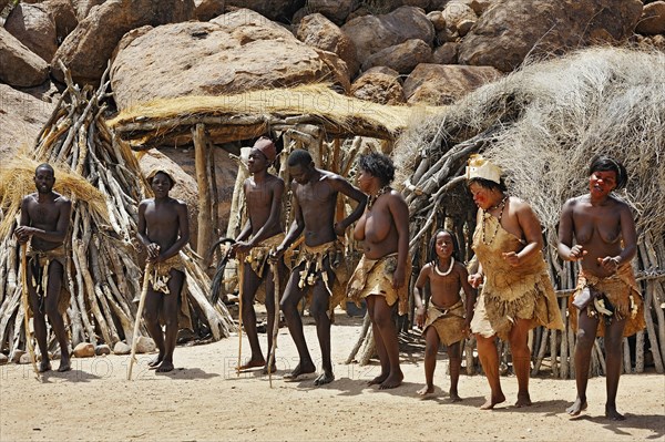 Dance of the native people