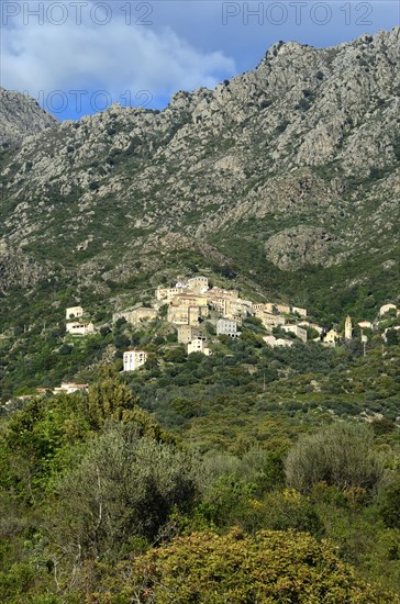 Mountain village of Lama in the Ostriconi Valley