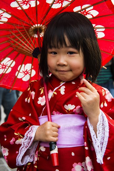 Traditionally dressed girl