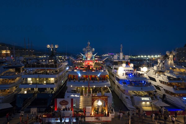 Yachts in Port Hercules or Port Hercule