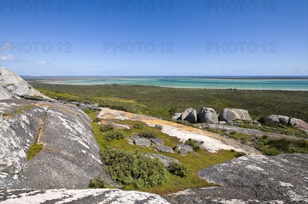 View from rocky outcrop over Langebaan lagoon