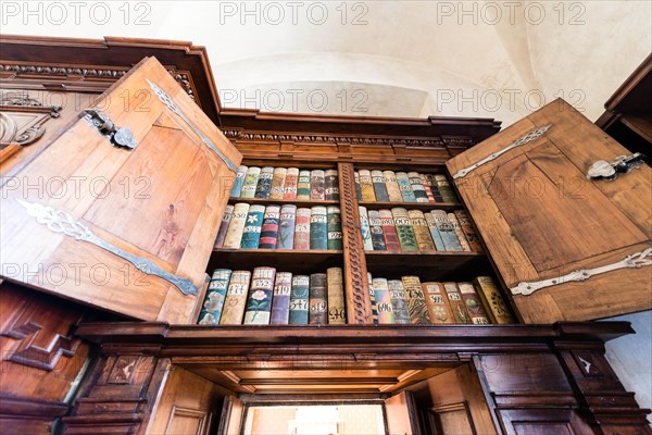 Medieval bookcase at Prague Castle