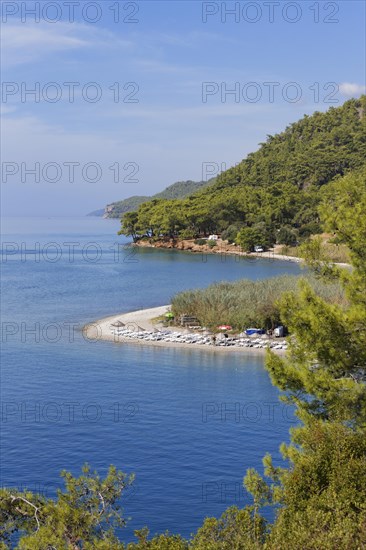 Cinar plaji beach in Akyaka