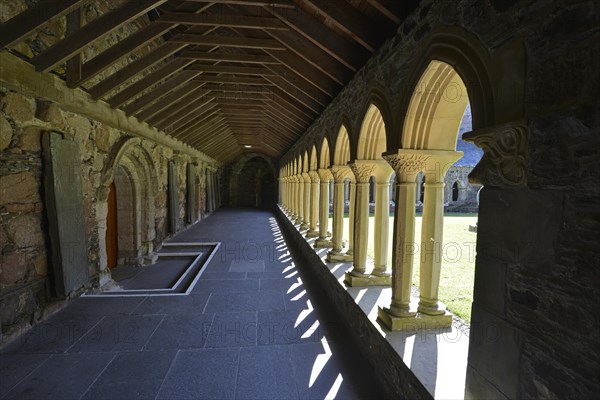 Cloister of the Christian Iona Abbey