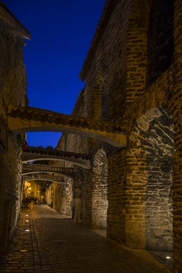 St. Catherine's Passage at night