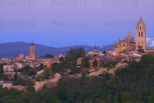Cityscape with Segovia Cathedral