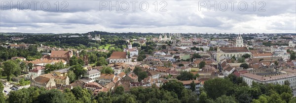 View from the Gediminas Tower of Vilnius