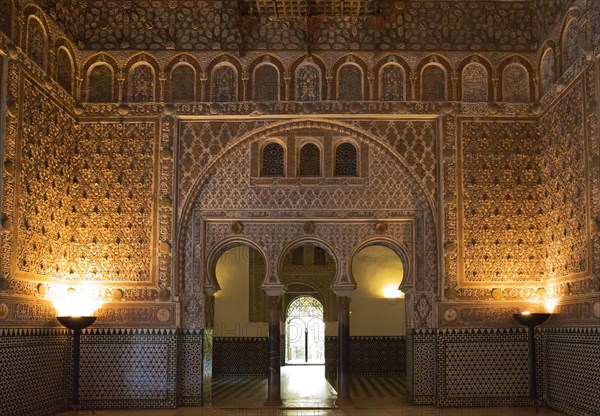 Salon of the Ambassadors in the Alcazar of Seville
