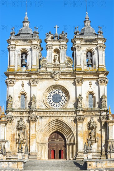 Facade of the Alcobaca Monastery