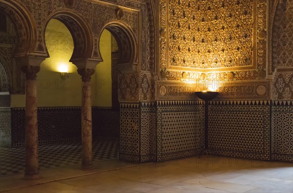 Salon of the Ambassadors in the Alcazar of Seville